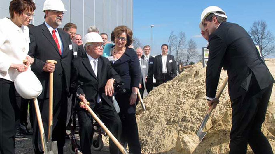 Karl Düsterberg Spatestich Logizentrum