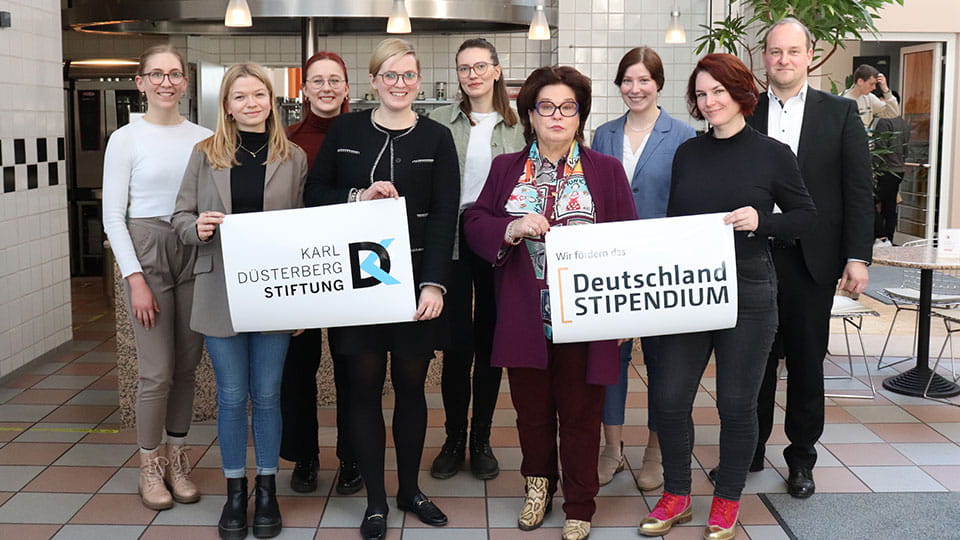 Gruppenfoto StipendiatInnen Karl Düsterberg Stiftung
