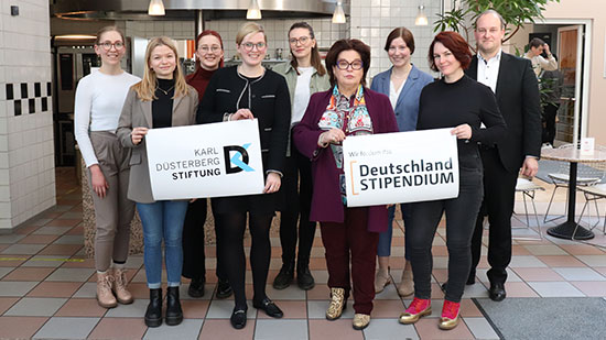 Gruppenfoto StipendiatInnen Karl Düsterberg Stiftung